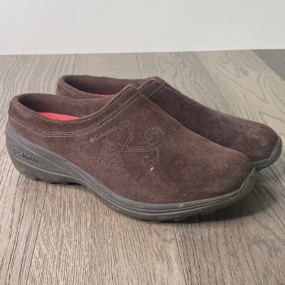Columbia Women's Size 8.5 Dark Brown Slip-On Loafers